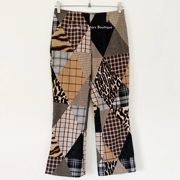 Super Rare 90s D&G Patchwork Capri Pants ASO Anya in Buffy the Vampire Slayer - Picture 3 of 7